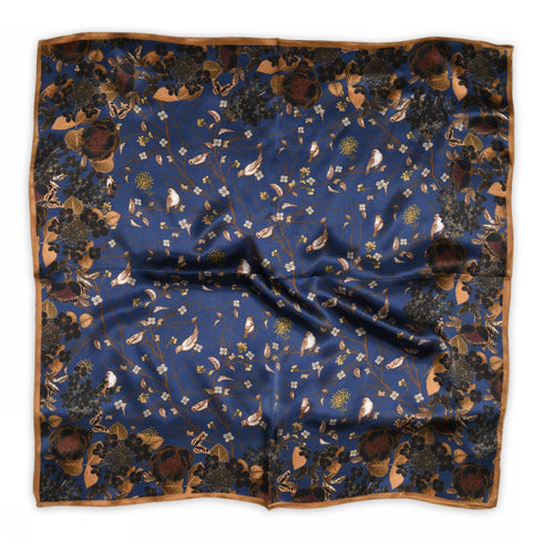 Sneakyfox silk scarf Kayla meerkat